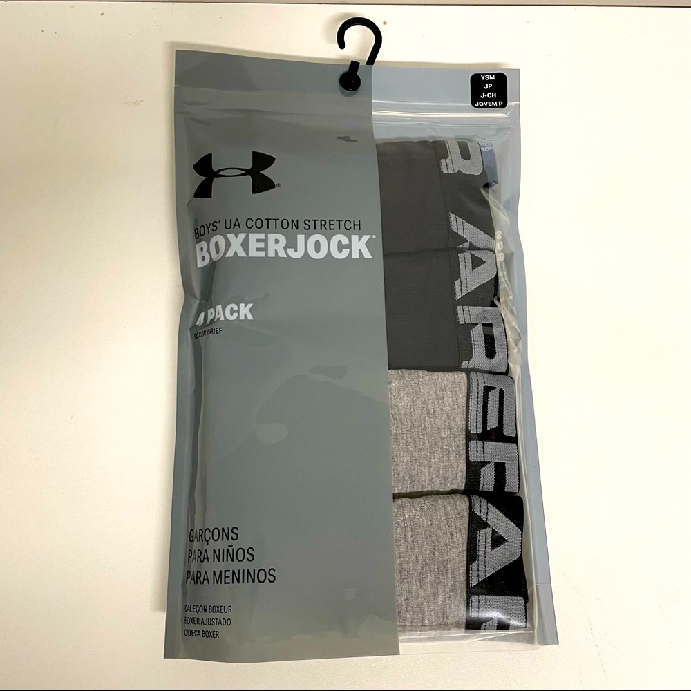 Under Armour Boxerjocks Youth Boxer Briefs 4-pack